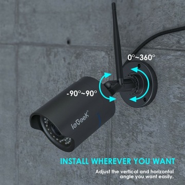 БЕСПРОВОДНАЯ WIFI IP-КАМЕРА НАРУЖНЫЙ МОНИТОРИНГ