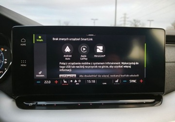 Skoda Octavia IV Liftback 1.5 TSI EVO 150KM 2023 Skoda Octavia Style Pakiety, FV 23, ACC, Podgrzewana szyba, Ambiente, Kes, zdjęcie 27