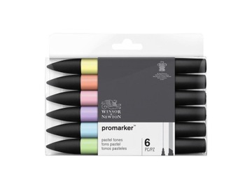 PROMARKER 6 KOLOR PASTEL SET Winsor&Newton