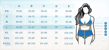 КУПАЛЬНИК БИКИНИ ИЗ ДВУХ ЧАСТЕЙ, ВЫСОКАЯ ТАЛИЯ L