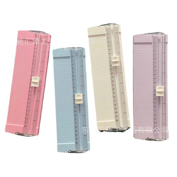 Różowy styl z jedną rączką Gilotyna A5 przenośna