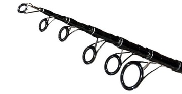 ТЕЛЕСКОПИЧЕСКАЯ УДОЧКА ДЛЯ КАРПА, КАРБОН, 330 гл., 80-200г