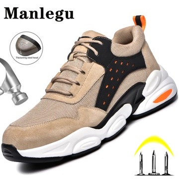 Safety Shoes Męskie Lekkie obuwie ochronne mężc