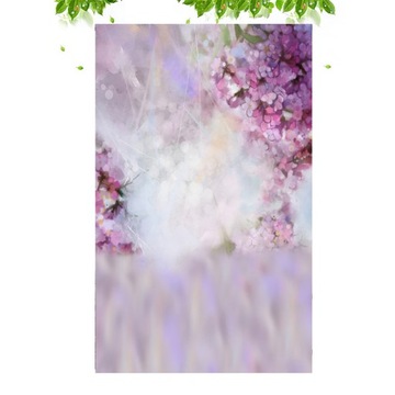 TŁO ŚCIENNE 100X150CM KWIATY BABY SHOWIER