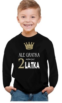 T-shirt Koszulka urodzinowa ALE GRATKA MAM 2 LATKA