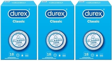 PREZERWATYWY DUREX CLASSIC 54 SZTUKI