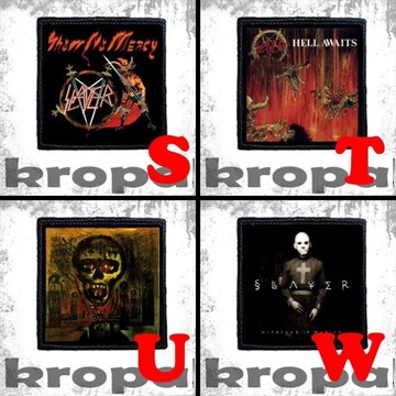 Нашивка SLAYER 8 X 8 см. Множество дизайнов!