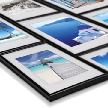 Набор из 18 фоторамок - коллаж из фоторамок для стены галереи