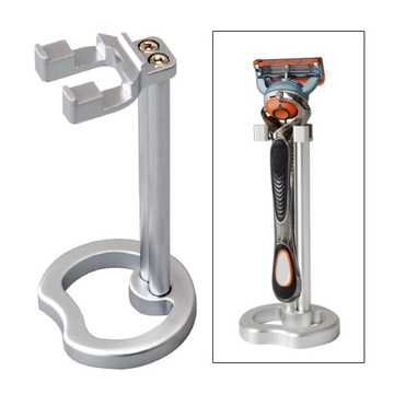 Ручной держатель для бритвы, двусторонняя подставка для бритвы, отдельно стоящая прочная ванная комната