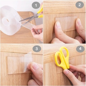 МНОГОРАЗОВАЯ ДВУСТОРОННЯЯ НАНОЛЕНТА.