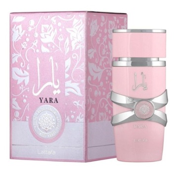LATTAFA YARA PERFUMY ARABSKIE DAMSKIE EDP 100ml + GRATIS KREM DO RĄK RÓŻA