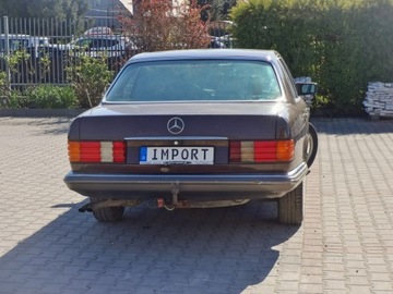 Mercedes Klasa S W126 Sedan 2.8 SE,SEL 185KM 1982 Mercedes S 280 Klima Alu Hak, zdjęcie 3