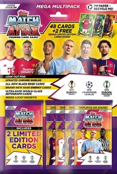 UEFA CHAMPIONS LEAGUE MATCH ATTAX 23/24 MULTIPACK 48 kart +2 limitowana