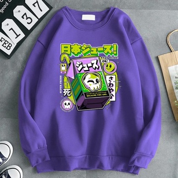 Autumn Simple Women Sweatshirts Skull Poison The L