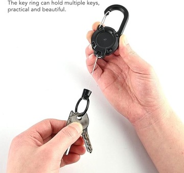 ТАКТИЧЕСКИЙ ПОВОДОК, ОХЛАЖДАЕМАЯ СТАЛЬНАЯ ВЕРЕВКА, КАРАБИН, ЗАЖИМ, БРЕЛОК ДЛЯ КЛЮЧЕЙ.