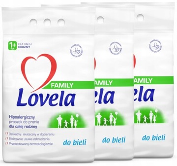 Lovela Family Proszek do Prania białe 6,3 Kg 84pr