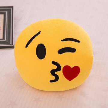 PODUSZKA DEKORACYJNA OZDOBNA EMOJI EMOTKI PLUSZAK