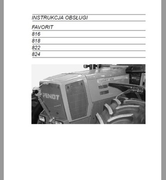Instrukcja obsługi FENDT FAVORIT 816 818 822 824