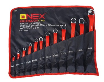 6-32 НАБОР КЛЮЧЕЙ НАКОЛЬЧИВЫХ РЕЗИНОВЫХ ИЗОЛЯЦИЙ 12 EL