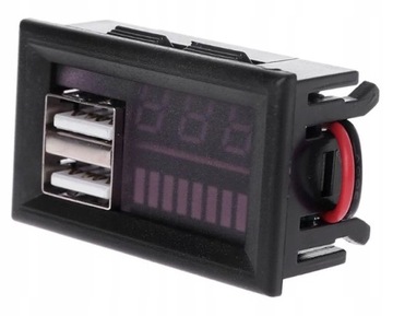 ПРЕОБРАЗОВАТЕЛЬ 12В-5В 2А 2xUSB РАЗЪЕМ