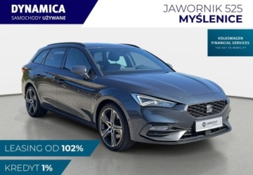 Seat Leon IV Sportstourer 2.0 TDI CR 150KM 2020 Seat Leon Sportstourer VAT 23 FR 2.0TDI 150KM DSG 202021 r., Salon PL I wl