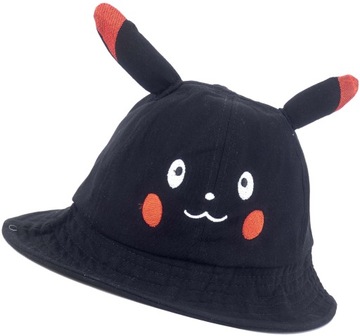 Kapelusz Bawełniany RYBACZKA Bucket Hat Z USZKAMI