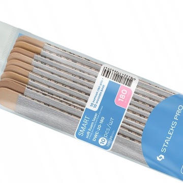 STALEKS 10x Pilnik papmam soft prosty paznokci 180