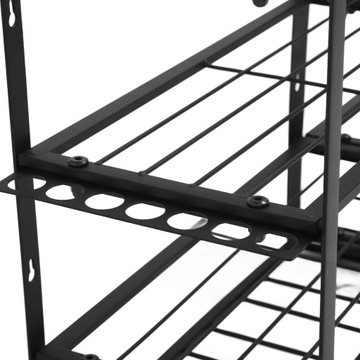 Настенный органайзер для электроинструмента, 4-слойный шкаф для хранения в гараже для дрели