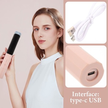 Выпрямитель для волос фиолетового цвета