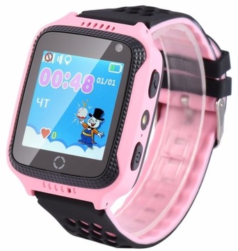 SMARTWATCH ZEGAREK Q528 DZIECI SIM GPS KAM LED LOK