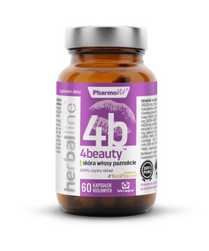 KAPSUŁKI NA SKÓRĘ, WŁOSY I PAZNOKCIE BEZGLUTENOWE PHARMOVIT (HERBALLINE)