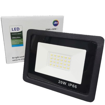 ГАЛОГЕННЫЙ СВЕТОДИОДНЫЙ ПРОЖЕКТОР 20ВТ НАРУЖНЫЙ ПРОЖЕКТОР