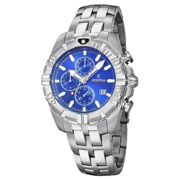 Zegarek Męski Festina F20355-1 srebrny bransoleta