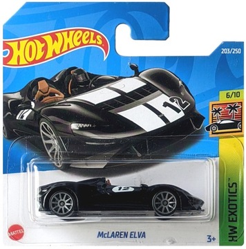 HOT WHEELS McLAREN ELVA HW EXOTICS 6/10 1:64 NOWY !!!