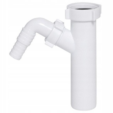 RURKA Z PRZYŁĄCZEM POD PRALKĘ FI 40mm 19-23mm