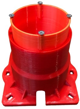 Puszka elektryczna elewacyjna 120 mm do ociepleń, do styropianu, regulowana