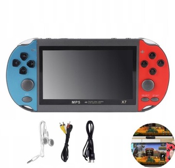 KONSOLA PRZENOŚNA DO GIER 1000 GIER RETRO 8GB MENU PL TV