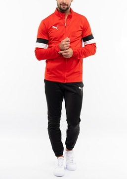 Puma dres męski komplet sportowy dresowy bluza spodnie Team Rise r. L
