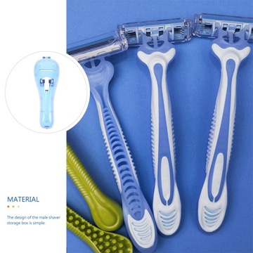 Дорожный футляр для ручной бритвы, пластиковый органайзер, безопасность