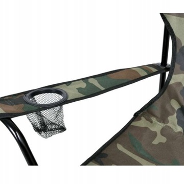 KRZESŁO SKŁADANE Z POKROWCEM TURYSTYCZNE OGRODOWE PLAŻOWE WĘDKARSKIE MORO