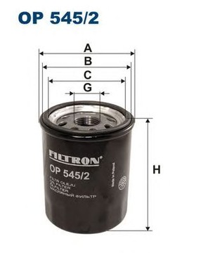 Filtr oleju Filtron OP 545/2 ABARTH GRANDE