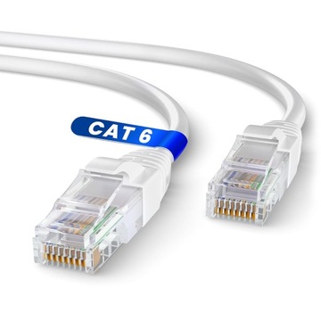 Mr. Tronic Kabel sieciowy Ethernet 25 m Cat 6 końcówki RJ45