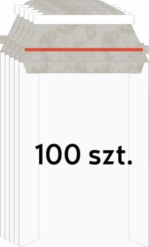 Koperta kurierska tekturowa eco BEZ NADRUKU 250g A5/C5 229x159mm 100 szt.