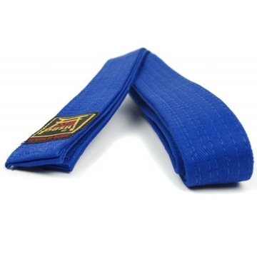 Синий пояс для кимоно КАРАТЕ ДЗЮДО АЙКИДО, 160 см.