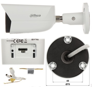 ДОМАШНИЙ МОНИТОРИНГ IP-КАМЕРА DAHUA 8 Мпикс. МИКРОФОННАЯ КАРТА, ПЕРЕСЕКАЮЩАЯ ЛИНИЮ