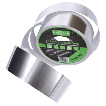 TAŚMA ALUMINIOWA SAMOPRZYLEPNA 48/45 -30° do 120°C