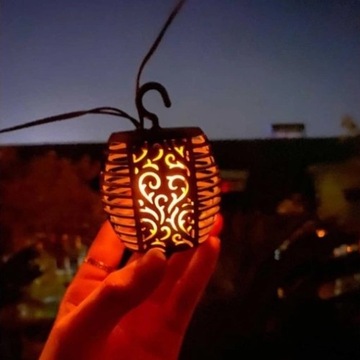 Встраиваемые уличные солнечные светодиодные светильники подвесные черные 200 см 10 шт.
