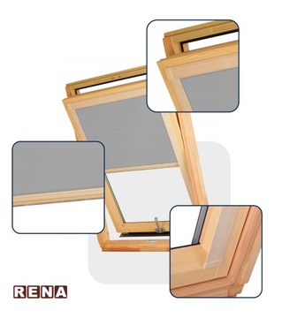 ТЕРМОСТАВНИ для окон FAKRO VELUX OPTILIGHT 78x118 Thermal