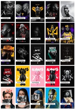 Картина на холсте для гостиной NIKE TRAVIS SCOTT POP00065 30x40