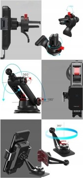 Автомобильный держатель QH300 PRO FEEGAR с индуктивным зарядным устройством